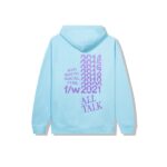 Anti Social All Talk On A Blog Blue Hoodie