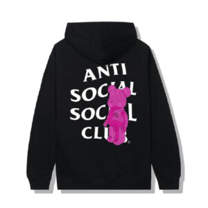 Anti Social Social Club Bearbrick Hoodie – Black