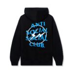 Anti Social Social Club Blue Precious Petals Hoodie – Black