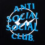 Anti Social Social Club Blue Precious Petals Hoodie – Black