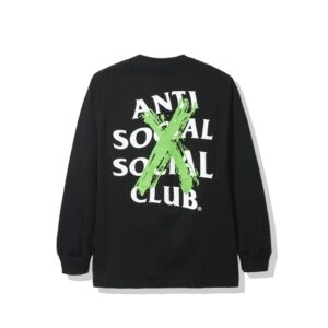 Anti Social Social Club Cancelled Remix Long Sleeve – Black