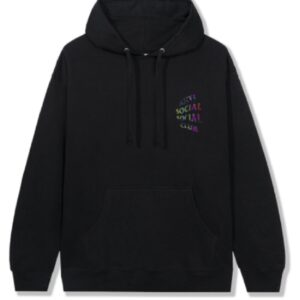 Anti Social Social Club Fuzzy Connection Hoodie – Black