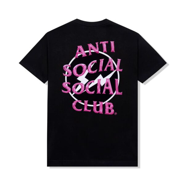 Anti Social Social Club Pink Precious Petals Tee – Black