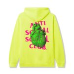 Anti Social Social Club Pulse Check Safety Hoodie – Yellow