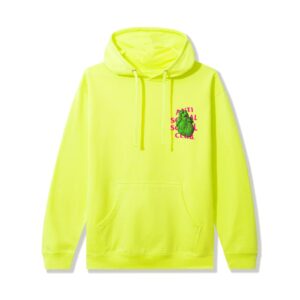 Anti Social Social Club Pulse Check Safety Hoodie – Yellow