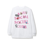 Anti Social Social Club x BT21 white Track Long Sleeve