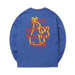 Anti Social Social Club x FR2 Fire Pattern LS Tee – Blue