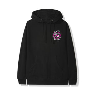 Anti Social Social Club x Fragment Pink Bolt Hoodie (FW19) – Black