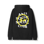 Anti Social Social Club x Fragment Yellow Bolt Hoodie (FW19) – Black