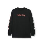 Anti Social Social Club x Hello Kitty Long Sleeve Tee – Black