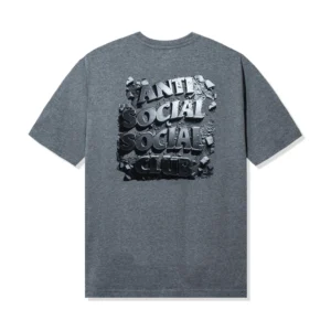 ASSC x Caterpillar® Cement Tee Heather Grey back