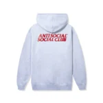 ASSC x Coca Cola Santa Social Hoodie grey back