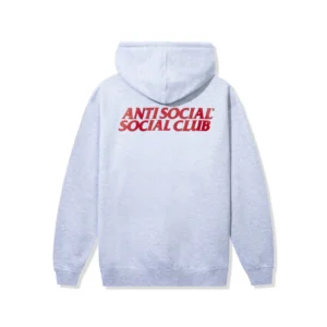 ASSC x Coca Cola Santa Social Hoodie grey back