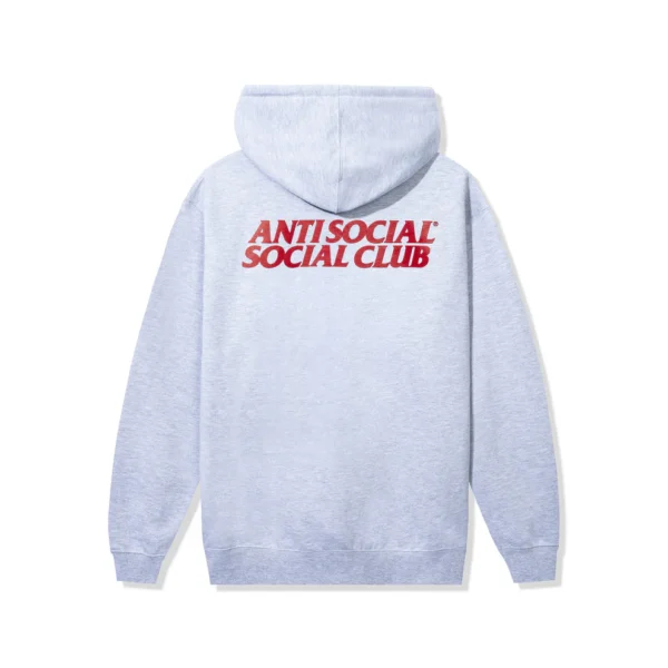 ASSC x Coca Cola Santa Social Hoodie grey back