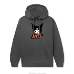 ASSC x Hello Kitty Kuromi Hoodie Charcoal friont