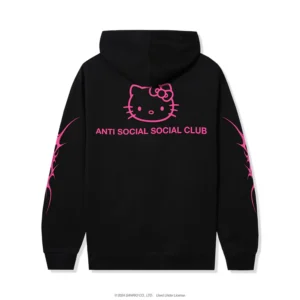 ASSC x Hello Kitty Love Hoodie Black