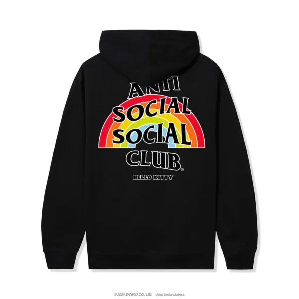 ASSC x Hello Kitty feel the same Hoodie black back