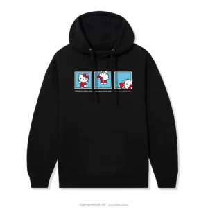 ASSC x Hello Kitty feel the same Hoodie Black