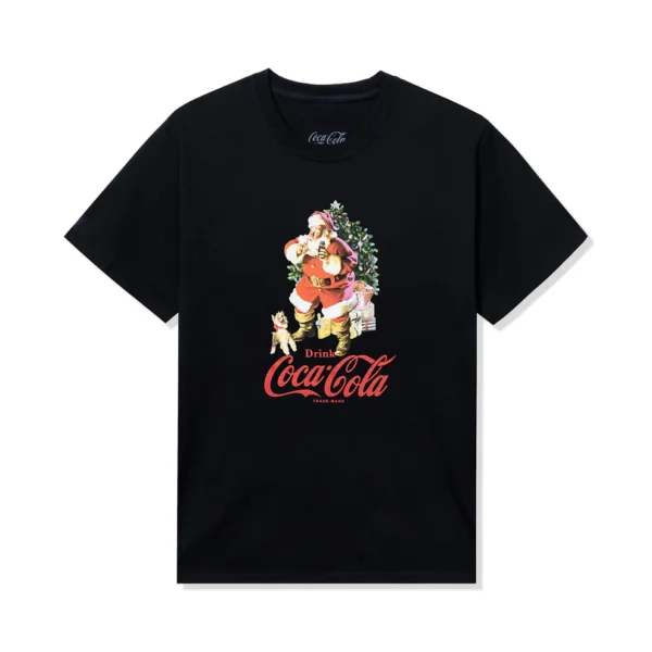 ASSC x Coca Cola Santa Social Tee black front