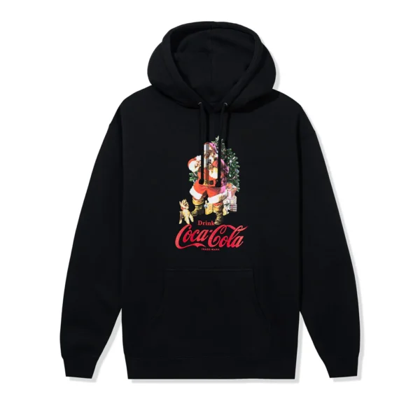 ASSC x Coca Cola Santa Social Hoodie- Black