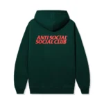 ASSC x Coca Cola Santa Social Hoodie Green back