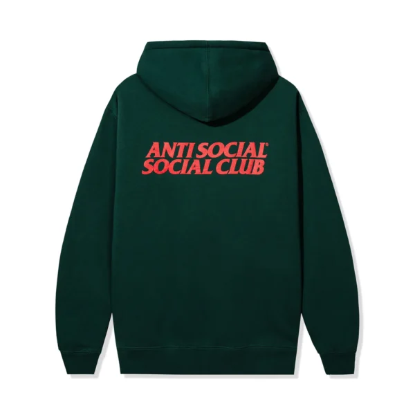 ASSC x Coca Cola Santa Social Hoodie Green back