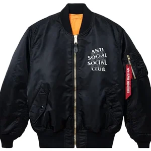 Anti Social Social Club Jacket Black