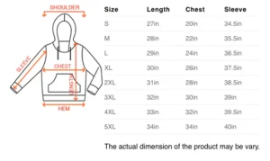 assc jackets size guide