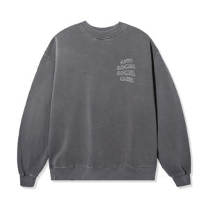 ASSC Collegiate Vintage Crew LS Tee faded grey front