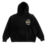 ASSC X Sadboyz gold hoodie black front