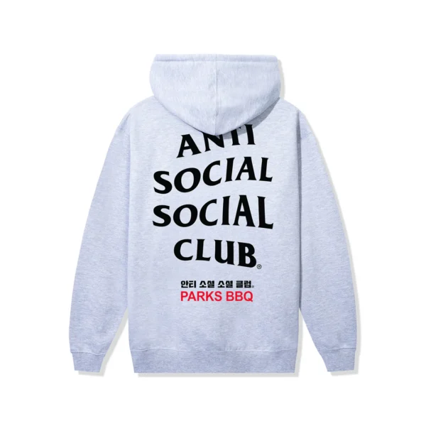 ASSC x Parks BBQ 2 Hoodie Grey Heather back