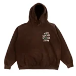 ASSC x SAD Boys fin de semana hoodie brown front