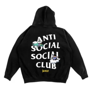 ASSC x Sadboyz musica hoodie back black