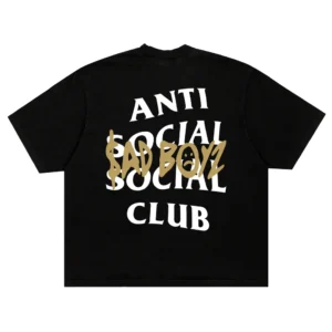 ASSC x sadboyz gold tee back