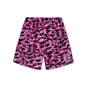 ASSC Pixel Camo Shorts Pink