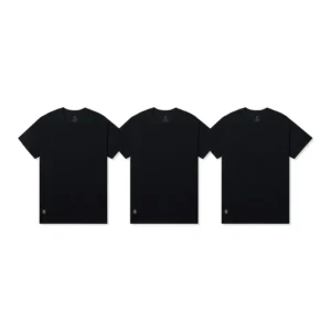 Anti Social Socila Club Mini Logo Undershirt 3-Pack All Black