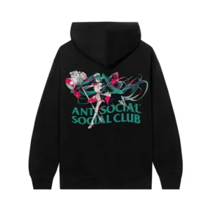 ASSC x Goodsmile Racing Cyber Isolation Hoodie Black Back