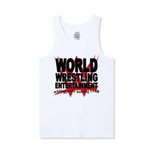 ASSC x WWE Championship Rib Knit Tank Top White