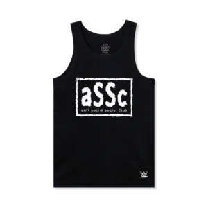 ASSC x WWE NWO Rib Knit Tank Top Black