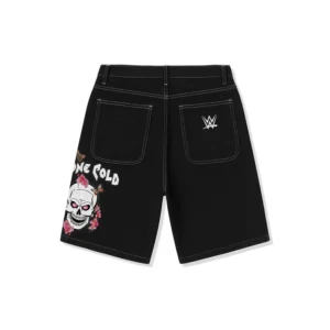 ASSC x WWE Stone Cold Embroidered Short back