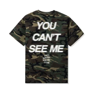 ASSC x WWE You Can't See Me Tee camo