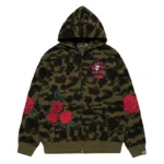 BAPE X ASSC FULL ZIP HOODIE M