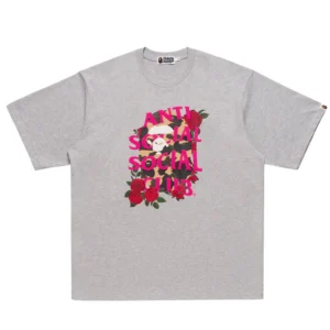 BAPE X ASSC TEE #1 M Grey Front