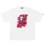 BAPE X ASSC TEE #1 M White Front