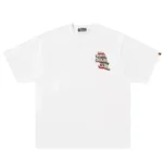 BAPE X ASSC TEE #2 M White