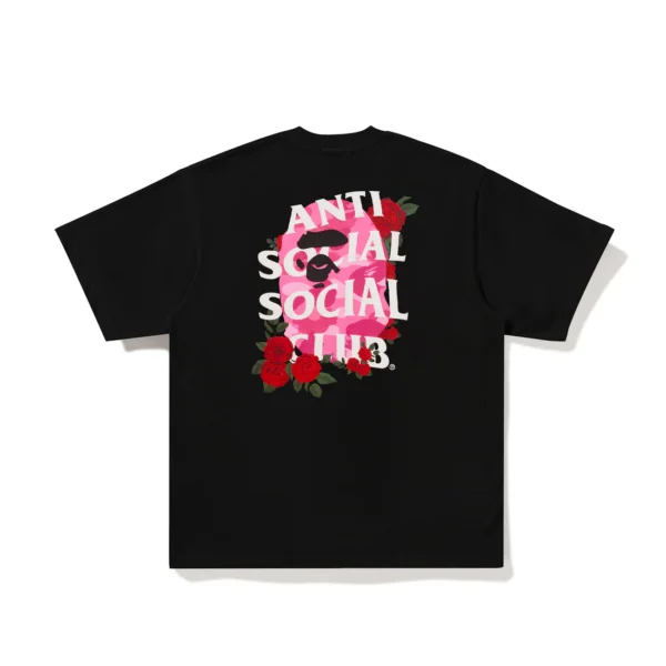 BAPE X ASSC TEE #3 M Black Back
