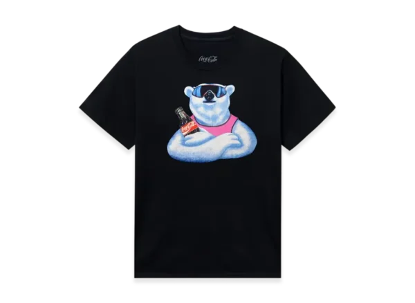 ASSC x Coca Cola Polar Ice Tee front - Black