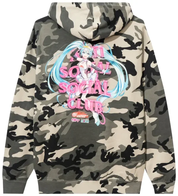 ASSC x Good Smile Racing Hatsune Miku Camo Hoodie