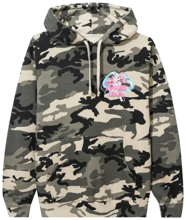 ASSC x Good Smile Racing Hatsune Miku Camo Hoodie Front