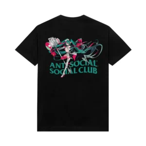 ASSC x Goodsmile Racing Cyber Isolation hatsune miku Tee Black